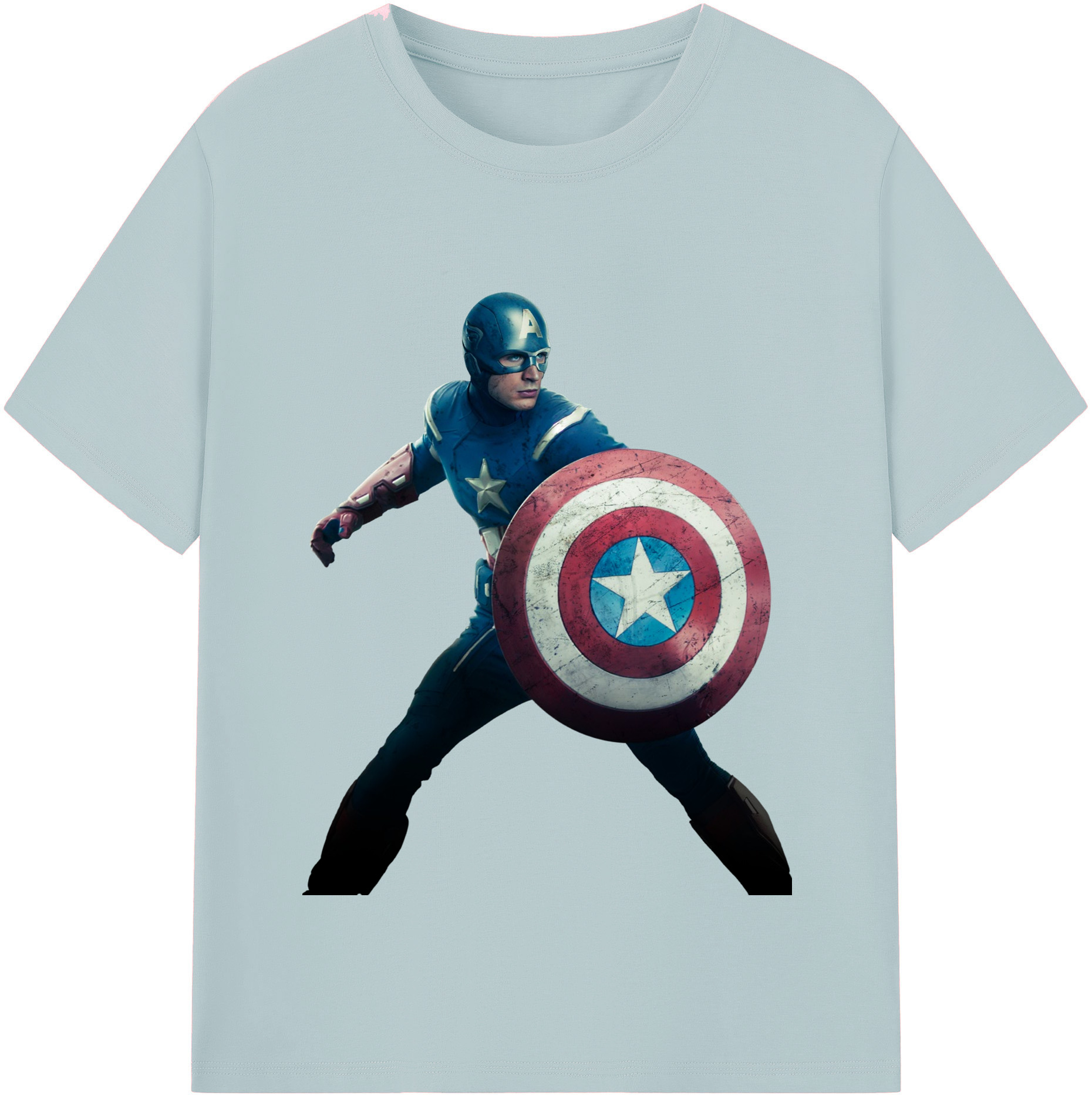 （画像用） アベンジャーズ The Avengers 綿100％半袖Tシャツ（フロントプリント）